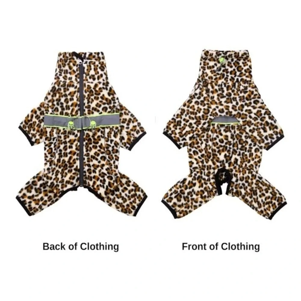 AITOLI Dog Coats for Small Dogs, Polar Fleece Dog Pajamas Bodysuit for Small‎